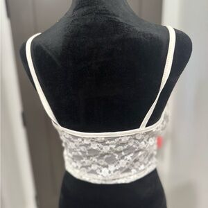 Elegant Lace White Bralette